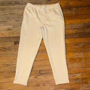 Zara causal Cream Jogger Pants